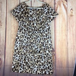 Animal print leopard print dress